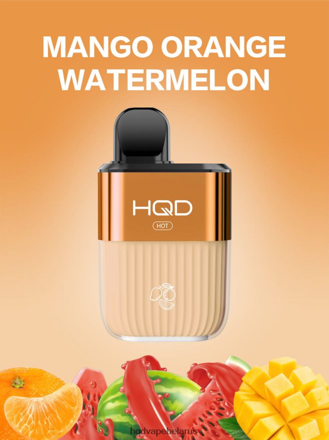 HQD HOT 5000 затяжек 602NDF60 манго, апельсин, арбуз HQD vapes for sale